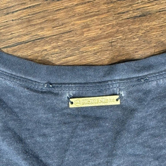 Michael Kors Navy Short Sleeve Tee size Medium - Picture 2 of 5